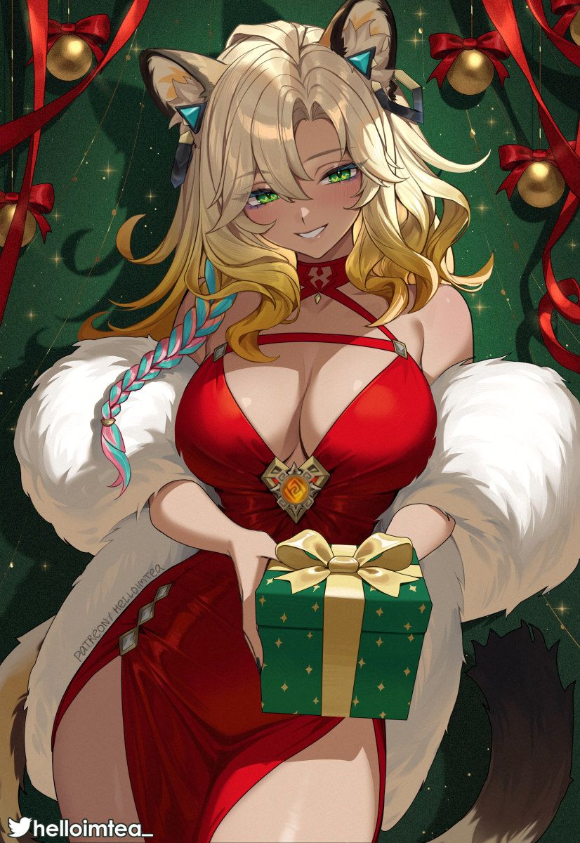 This is a pixiv picture whose title is シロネン \ Xilonen.