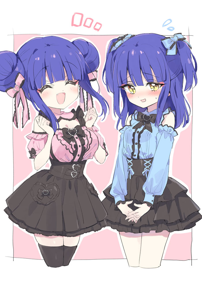 This is a pixiv picture whose title is 地雷っぽいキョンキョンとランラン。.