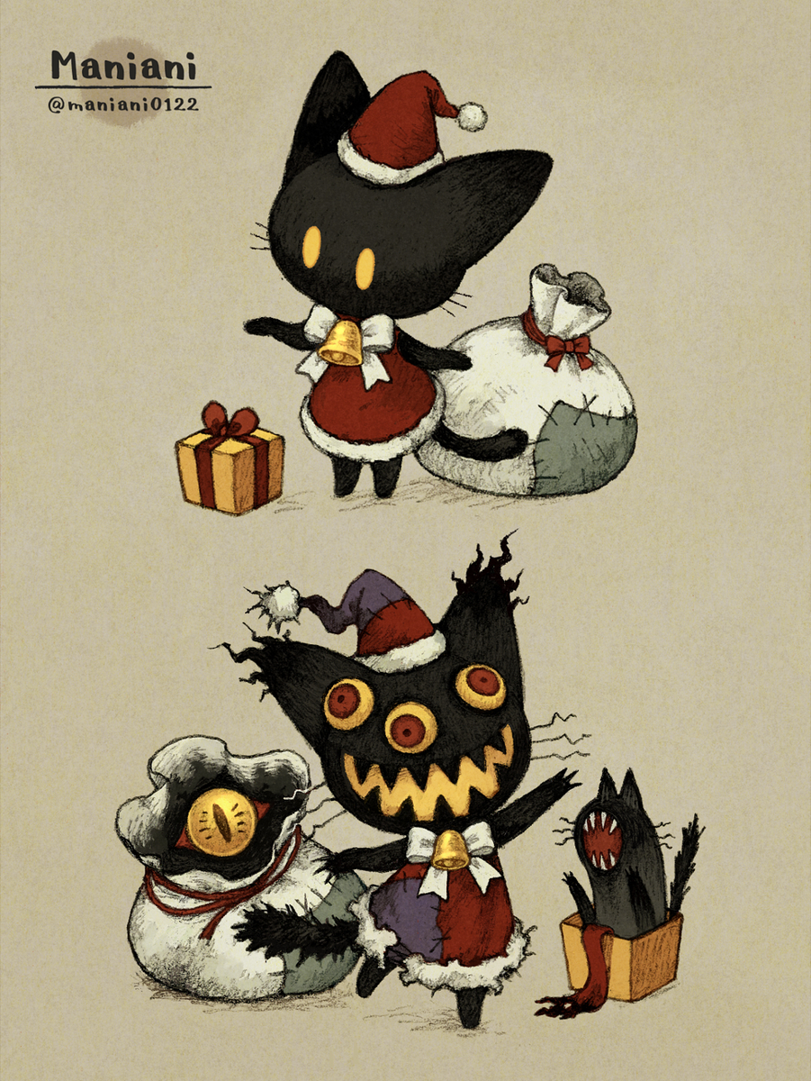 This is a pixiv picture whose title is Christmas 2025.