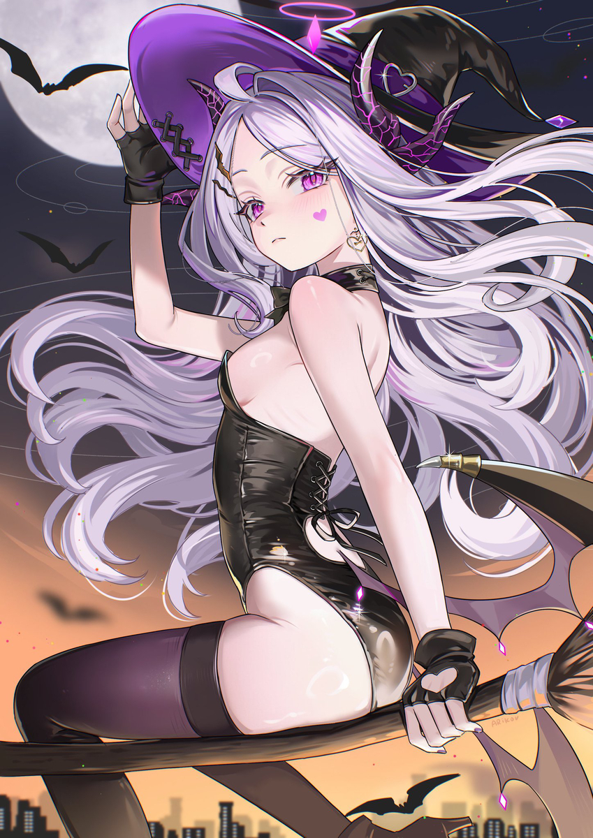 This is a pixiv picture whose title is 💜.