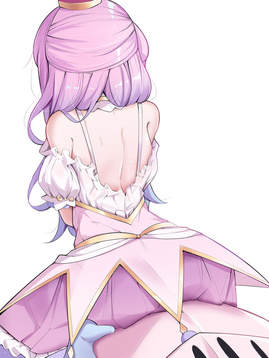 This is a pixiv picture whose title is 背中んなたん.
