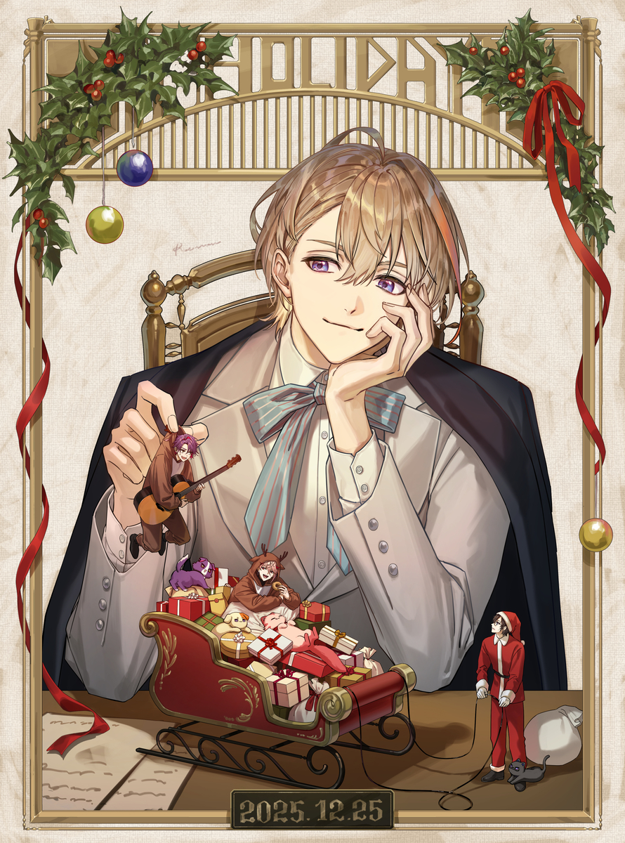 This is a pixiv picture whose title is メリクリ2025.