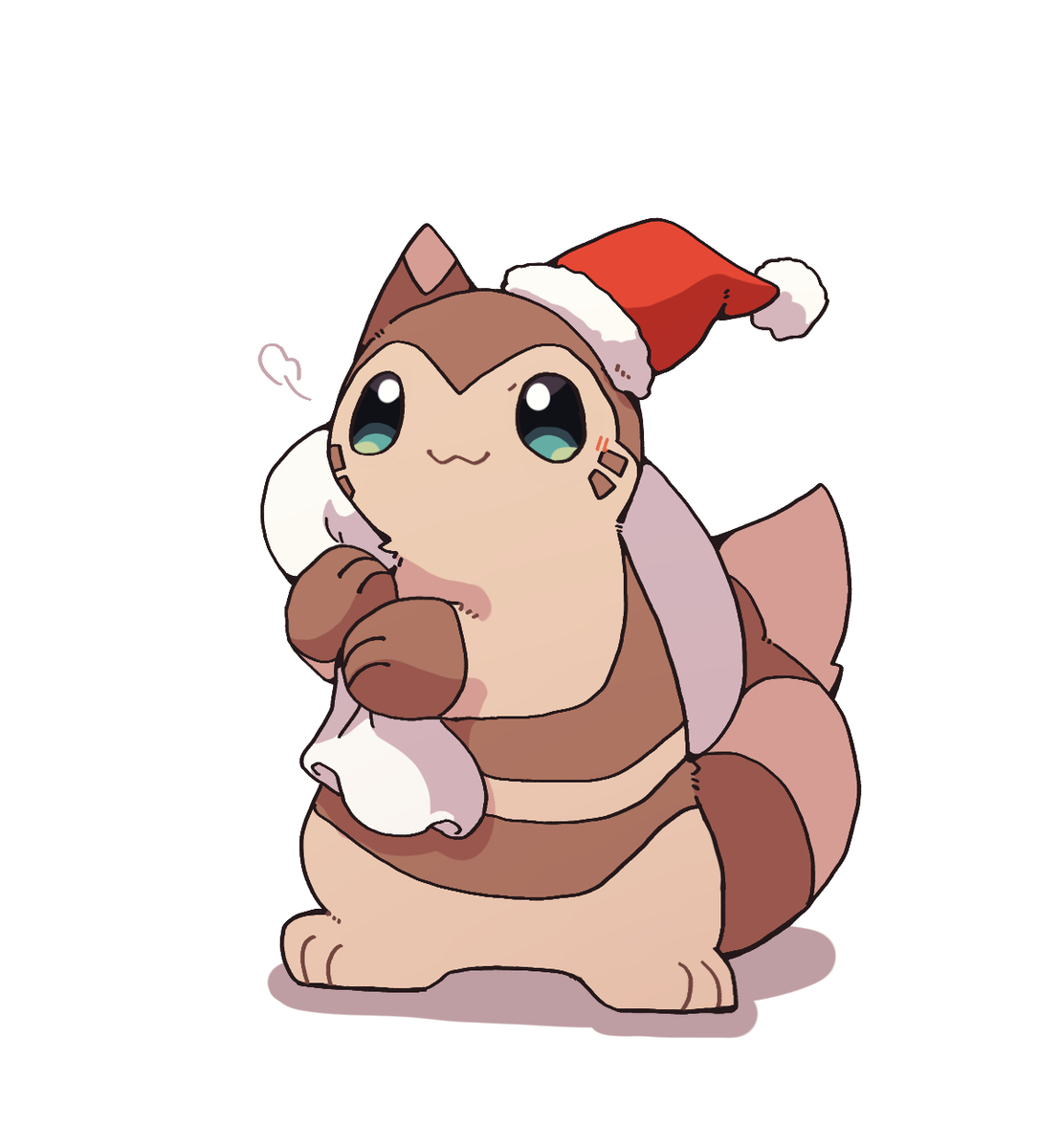 This is a pixiv picture whose title is みんなのとこには来たかな🎁🎄.
