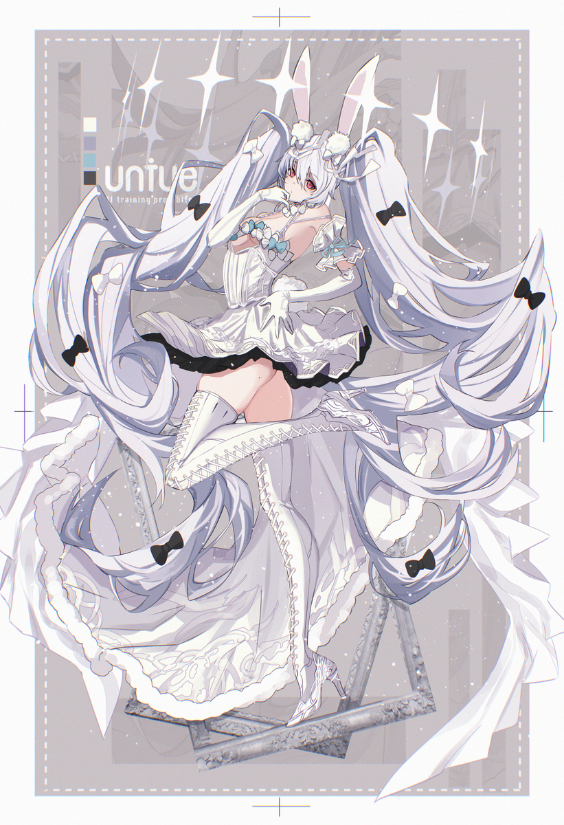 This is a pixiv picture whose title is usagi.