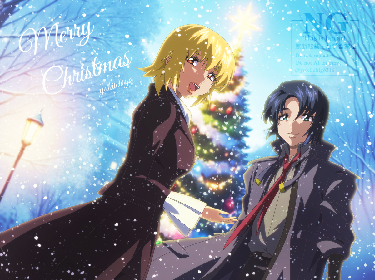 This is a pixiv picture whose title is クリスマス2025.