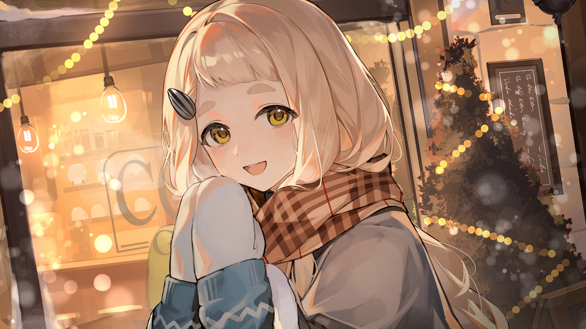 This is a pixiv picture whose title is 年末.