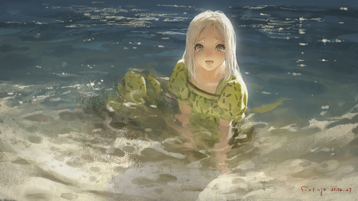 This is a pixiv picture whose title is イルーシャ😭.