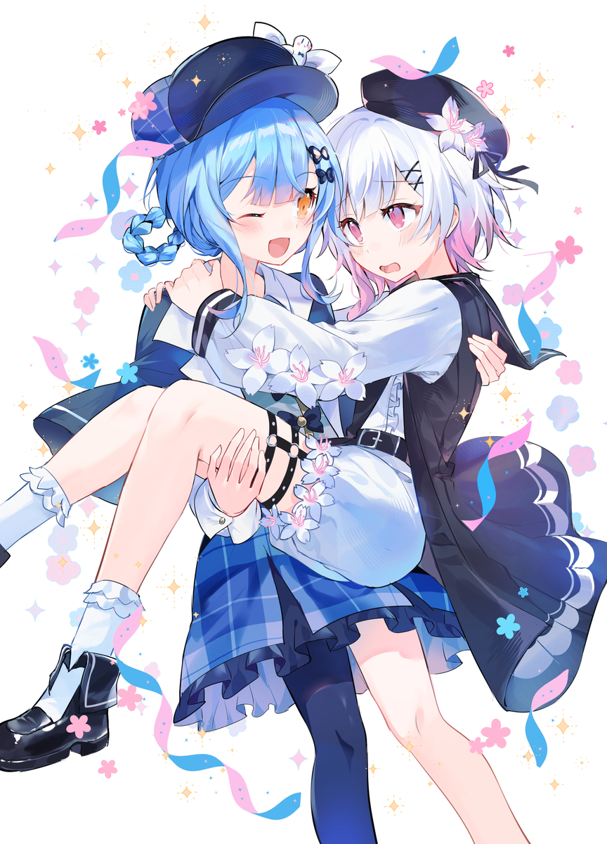 This is a pixiv picture whose title is 🌸.