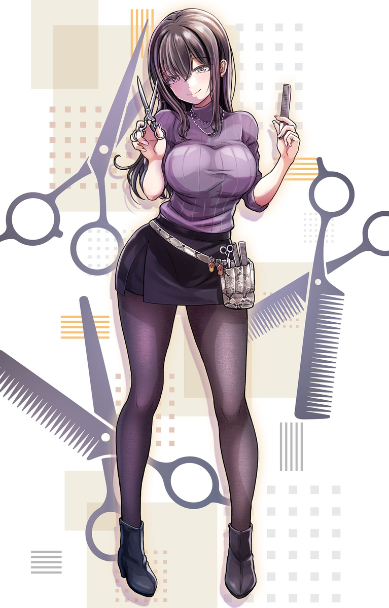 This is a pixiv picture whose title is スリットタイトミニ.