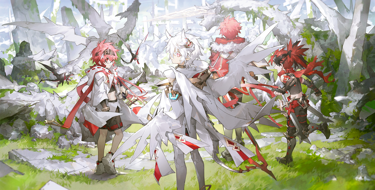 This is a pixiv picture whose title is 忘却の庭.