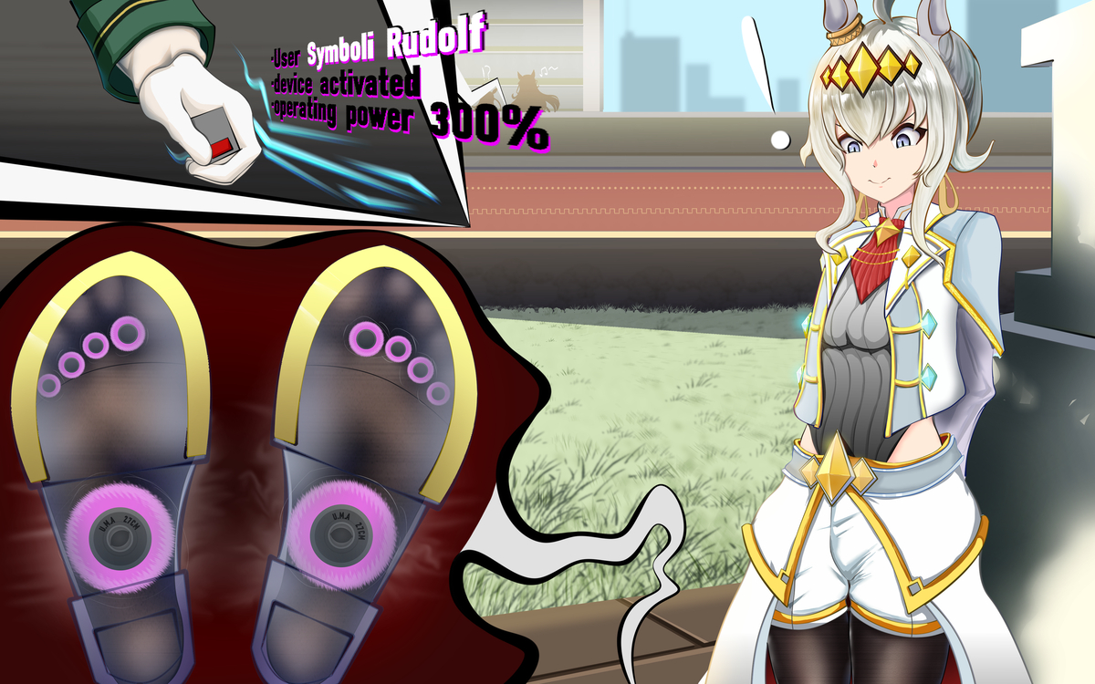 This is a pixiv picture whose title is 神人卤豆腐对欧谷力使用秘密武器猛挠44码肉脚震撼tama一整年.