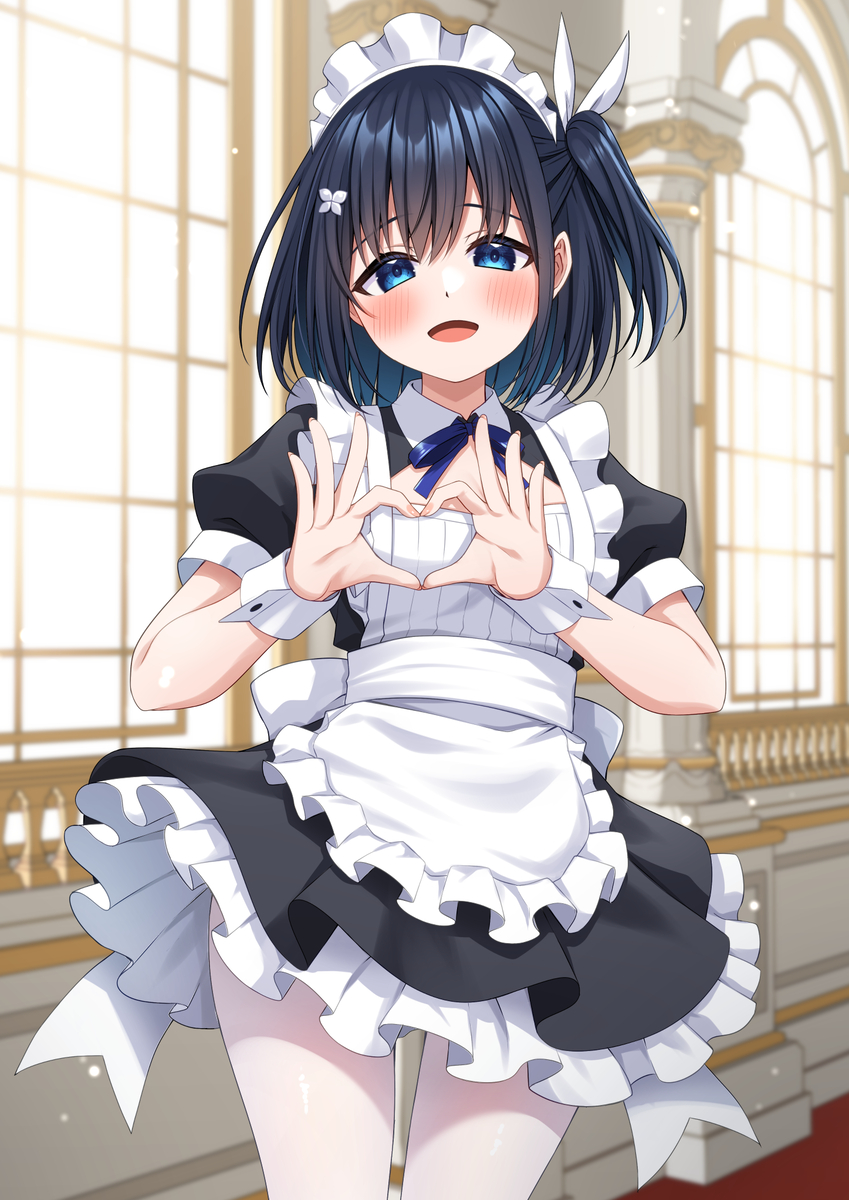 This is a pixiv picture whose title is もえもえキュン💙.