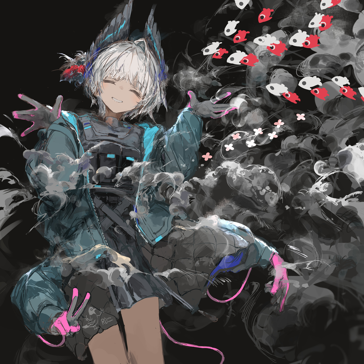 This is a pixiv picture whose title is Raidian.