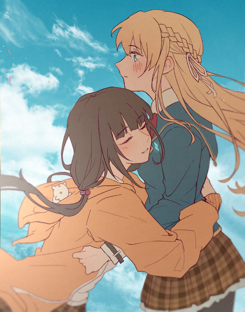 This is a pixiv picture whose title is 【ヘブバン】かれつか.