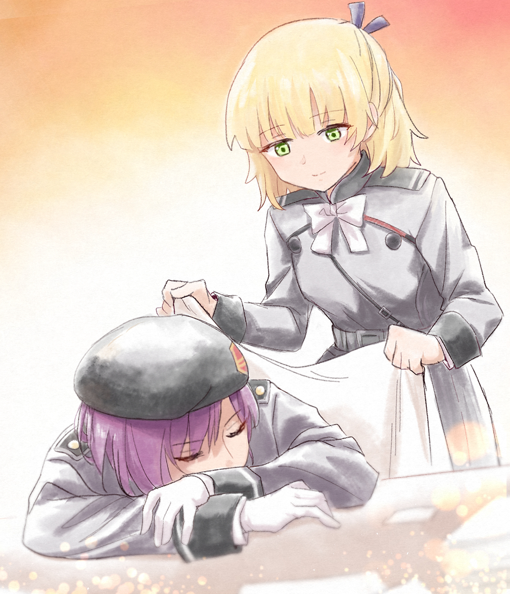 This is a pixiv picture whose title is 【ヘブバン】てづなな.