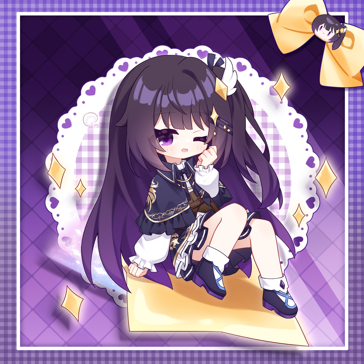 This is a pixiv picture whose title is Q版图.