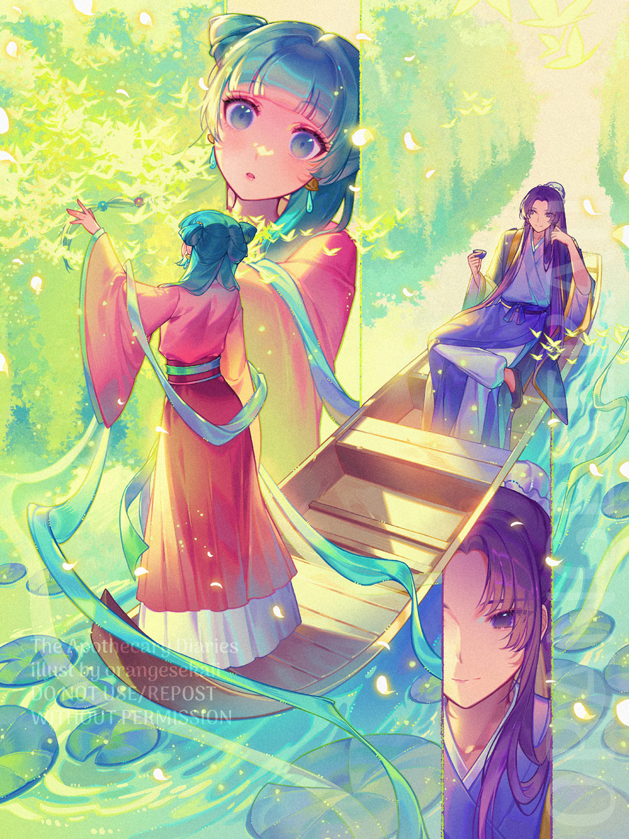 This is a pixiv picture whose title is 薬屋のひとりごと.