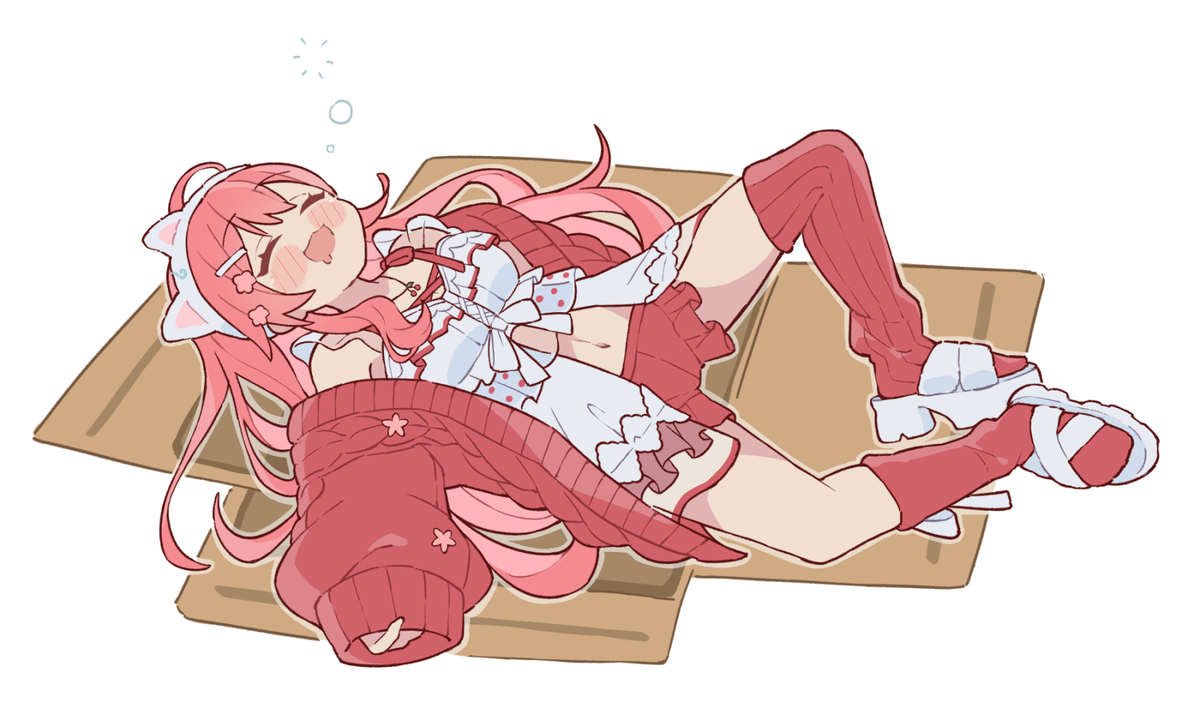 This is a pixiv picture whose title is 💤.