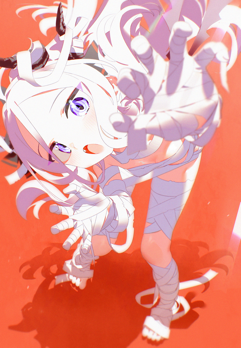 This is a pixiv picture whose title is 54日 🧡💜.