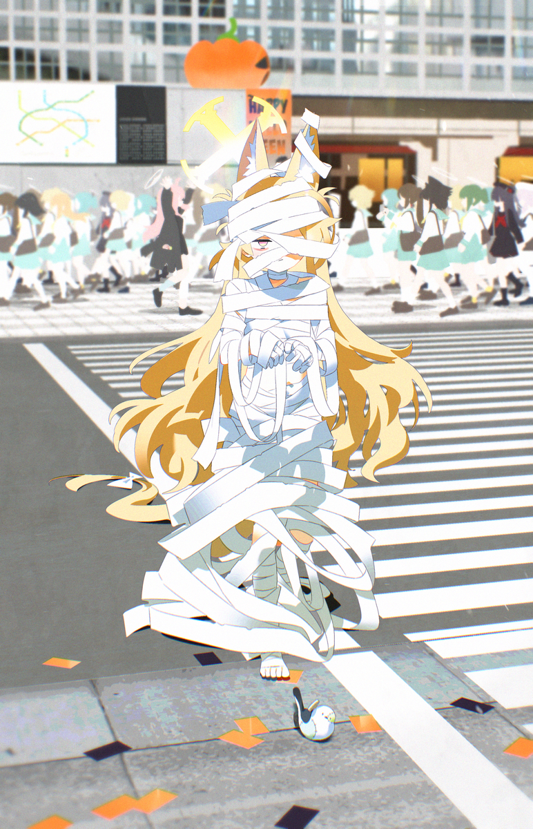 This is a pixiv picture whose title is 55日 🎃🔇.