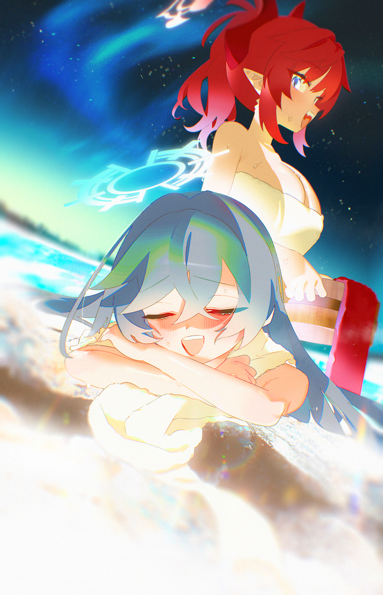 This is a pixiv picture whose title is 80日 ♨️.