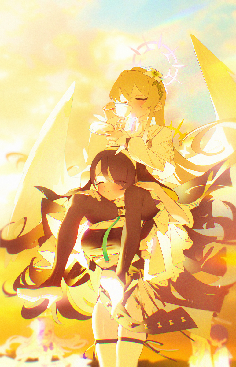 This is a pixiv picture whose title is 84日 ☕️.