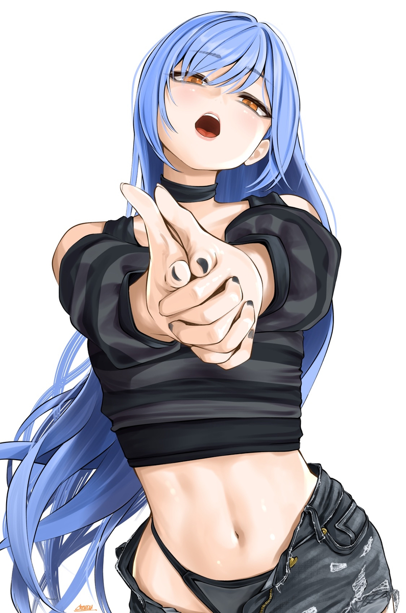 This is a pixiv picture whose title is pew pew.