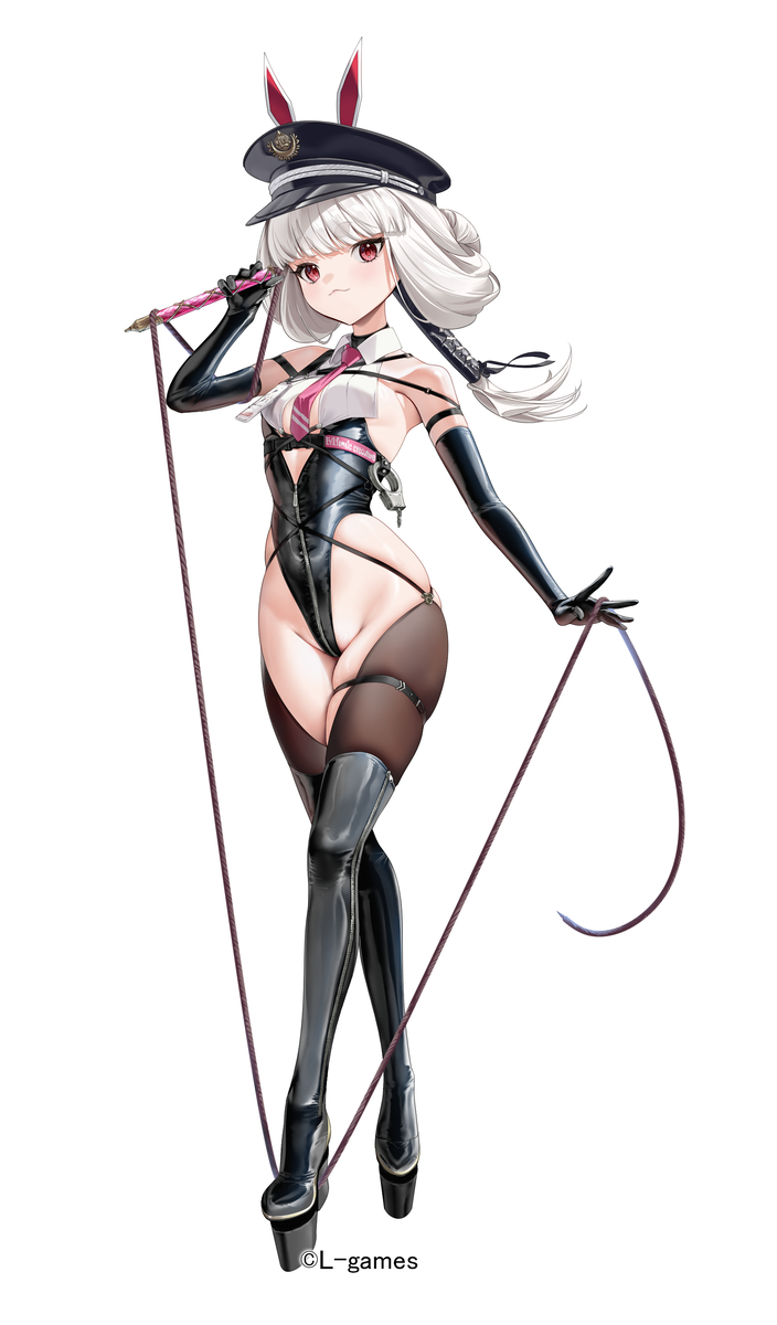 This is a pixiv picture whose title is 【work】『悪の女幹部PNM』オボロ 女看守ver..