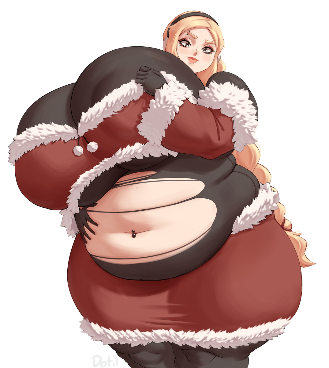 This is a pixiv picture whose title is Old Christmas Outfit.