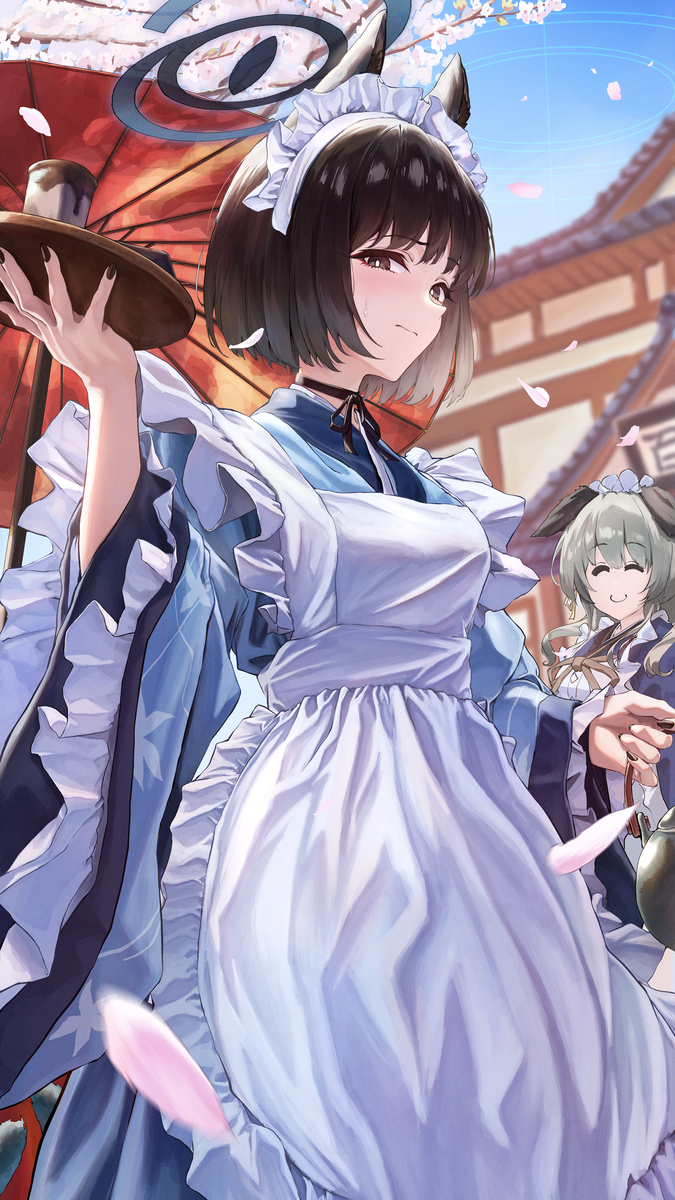 This is a pixiv picture whose title is メイドキキョウ.