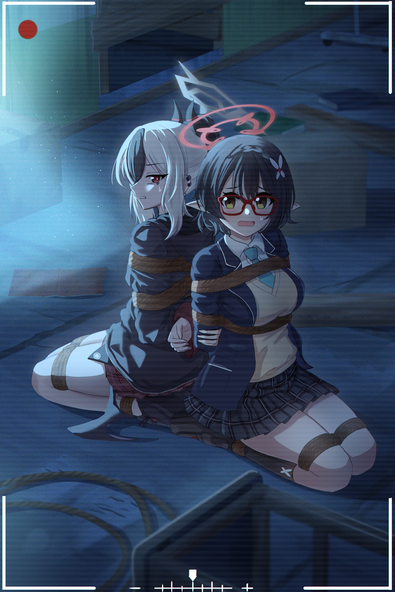 This is a pixiv picture whose title is Ayane and Kayoko captured.