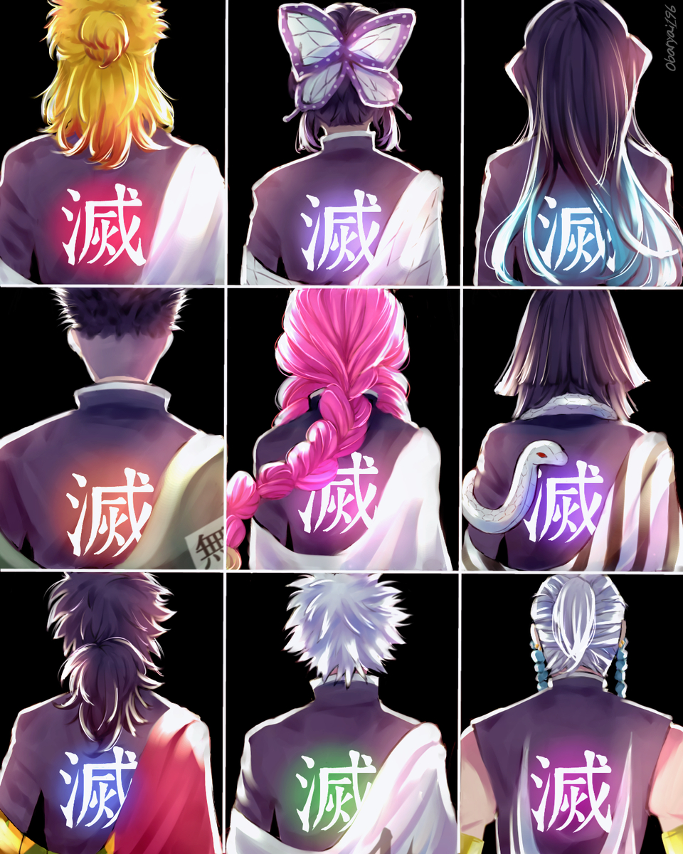 This is a pixiv picture whose title is 鬼滅イラストログ51.