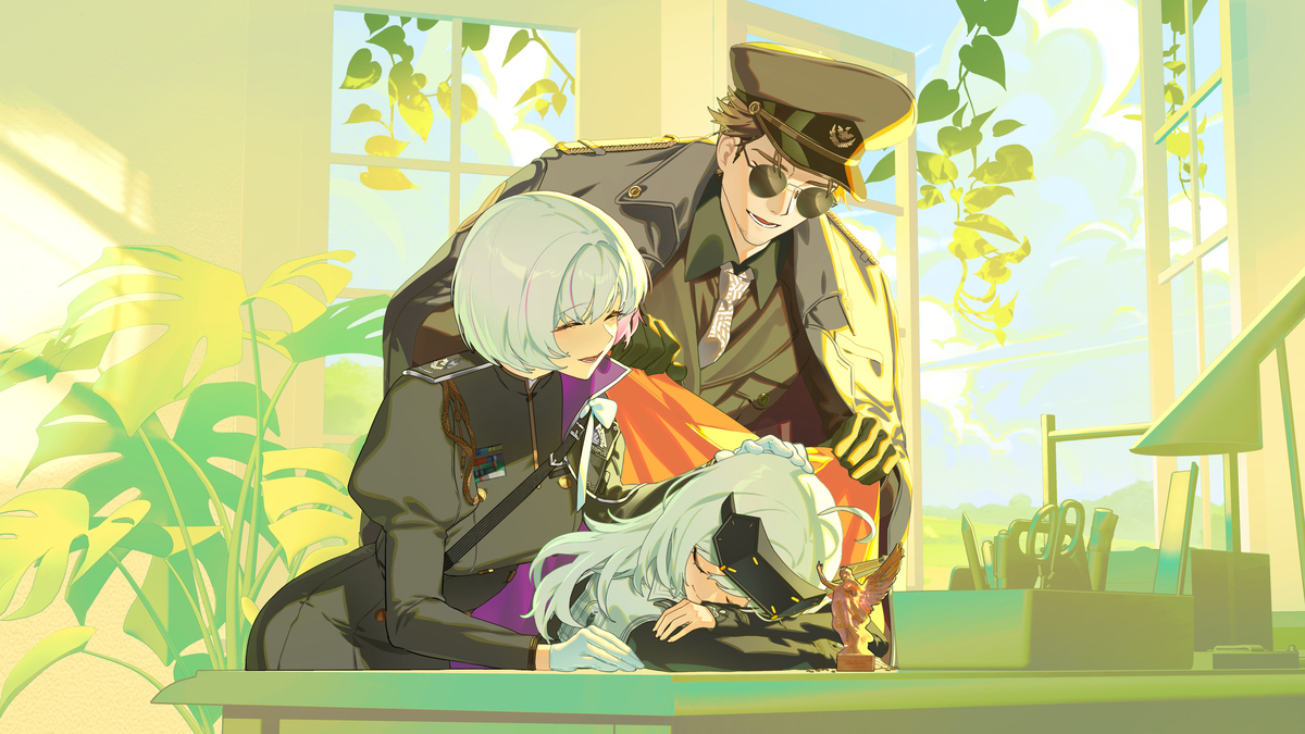 This is a pixiv picture whose title is Snow White's family photo.