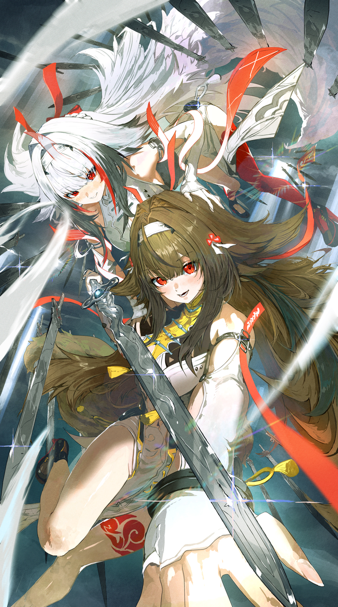 This is a pixiv picture whose title is 葉瞬光.