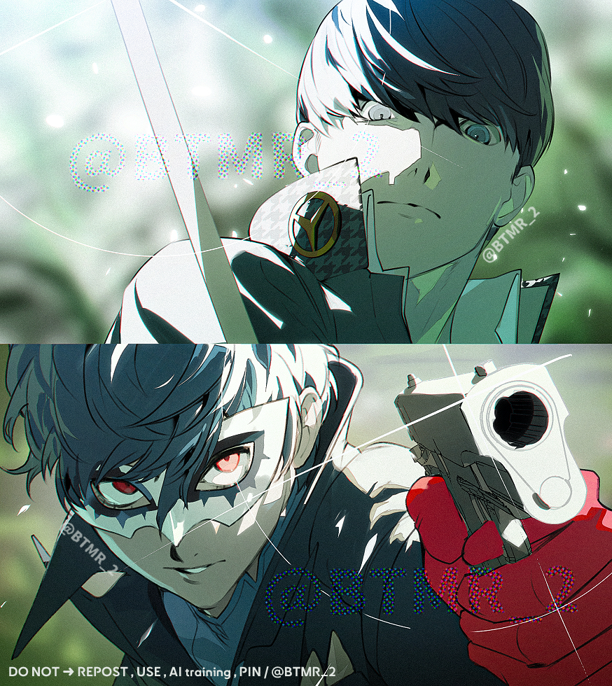 This is a pixiv picture whose title is VS.