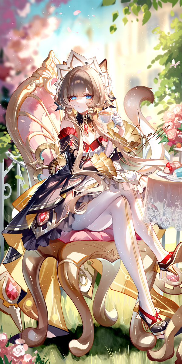 This is a pixiv picture whose title is Sandrone.