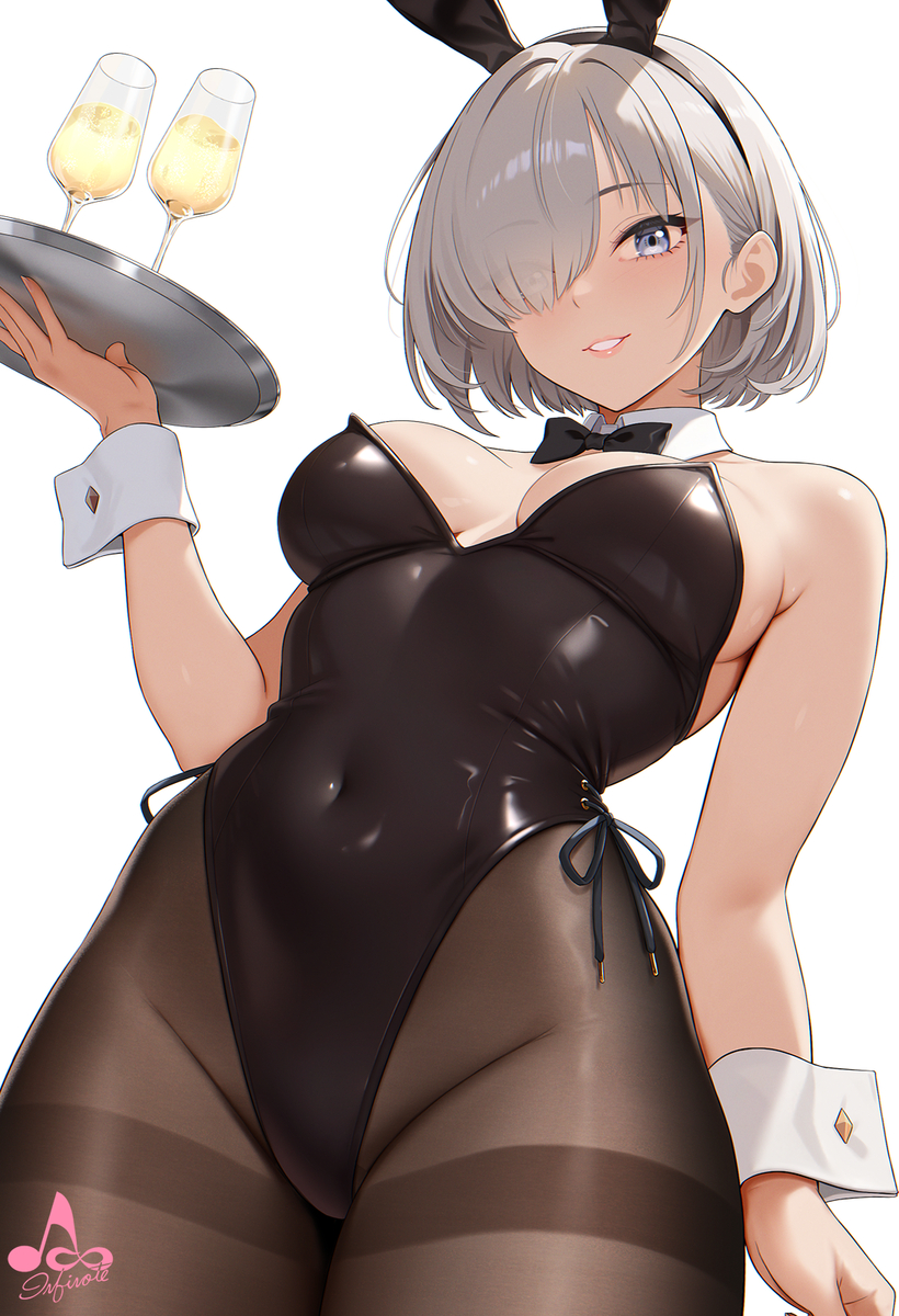 This is a pixiv picture whose title is 年末バニー佐紹さん.