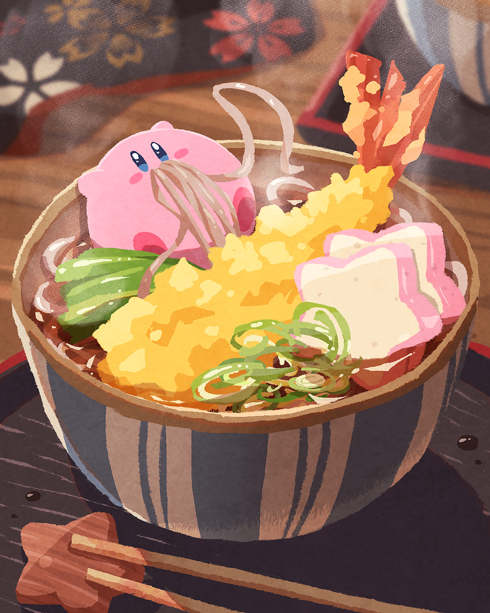 This is a pixiv picture whose title is 年越しそば.