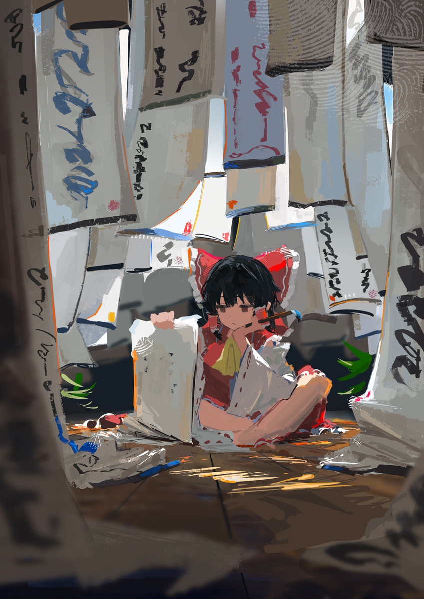 This is a pixiv picture whose title is 年の瀬に.