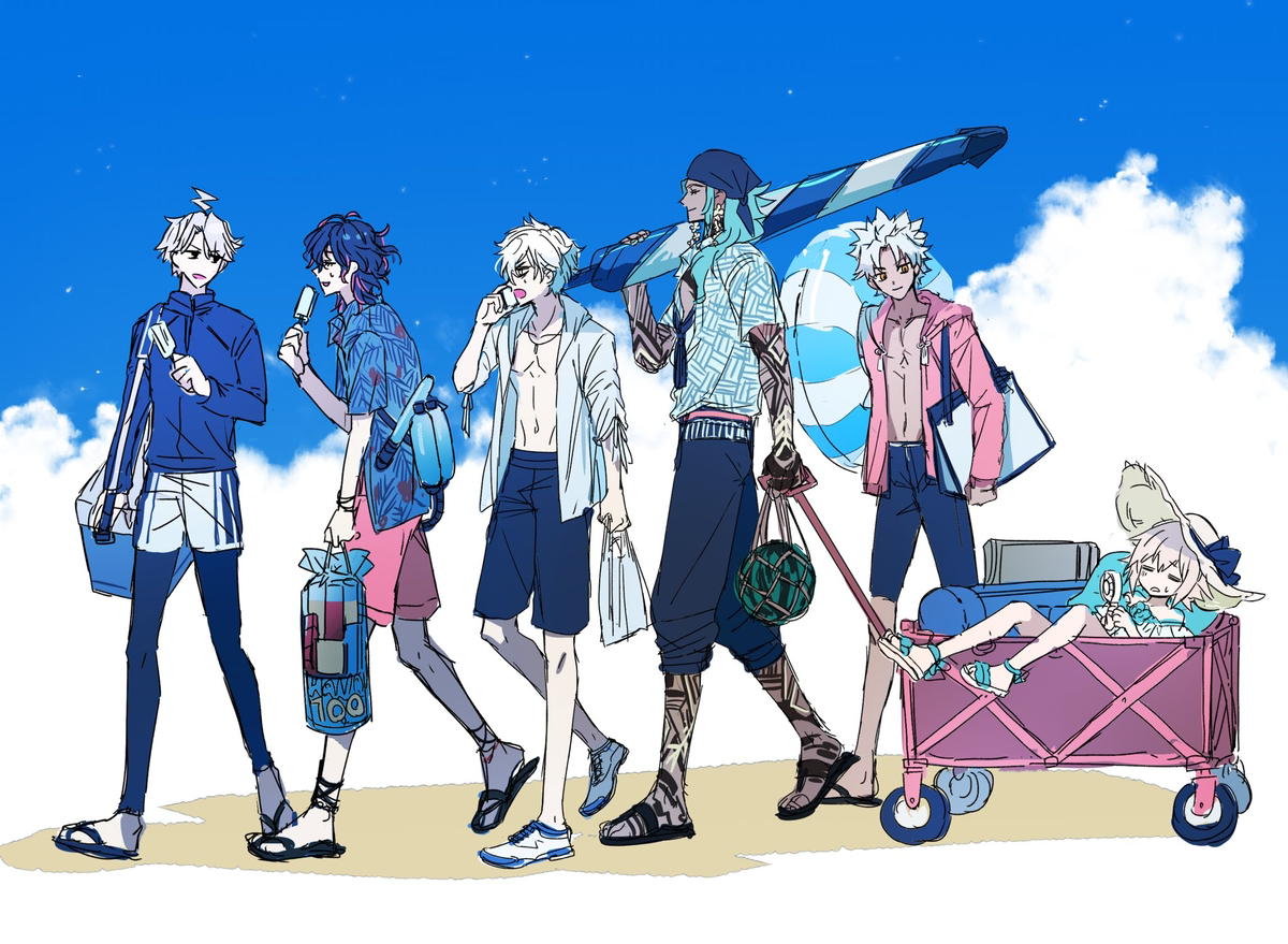 This is a pixiv picture whose title is 【FGO】ログ34_アショカ王ログ.