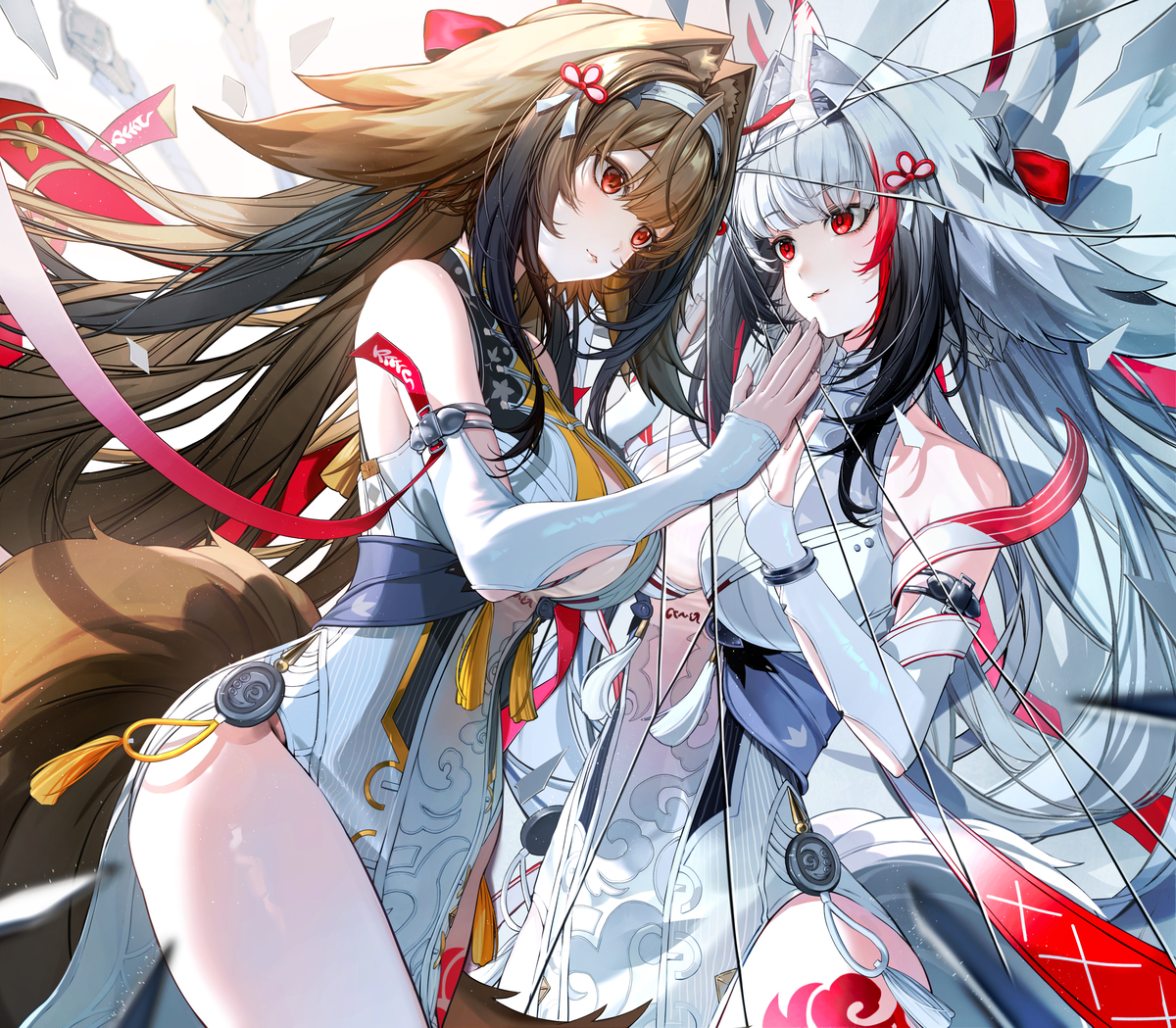 This is a pixiv picture whose title is 葉瞬光.