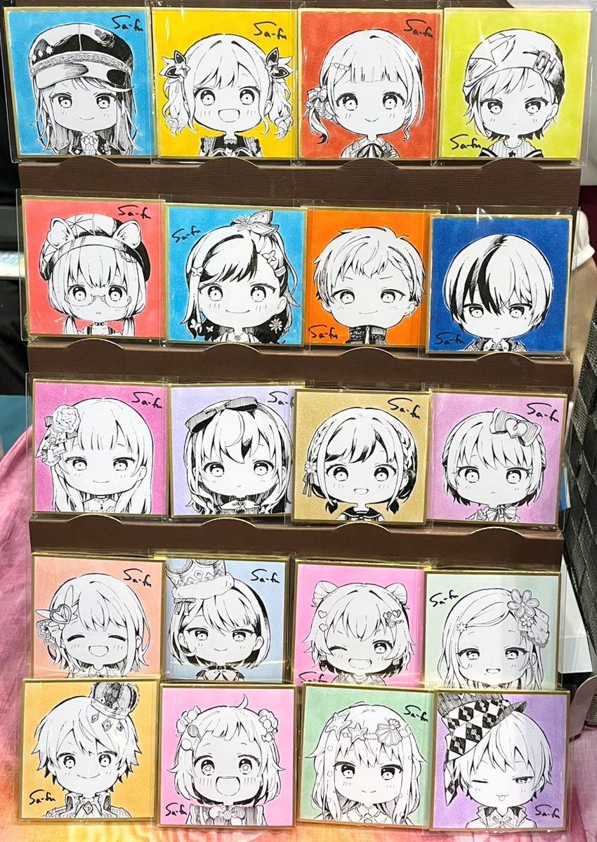 This is a pixiv picture whose title is プロセカ豆色紙.