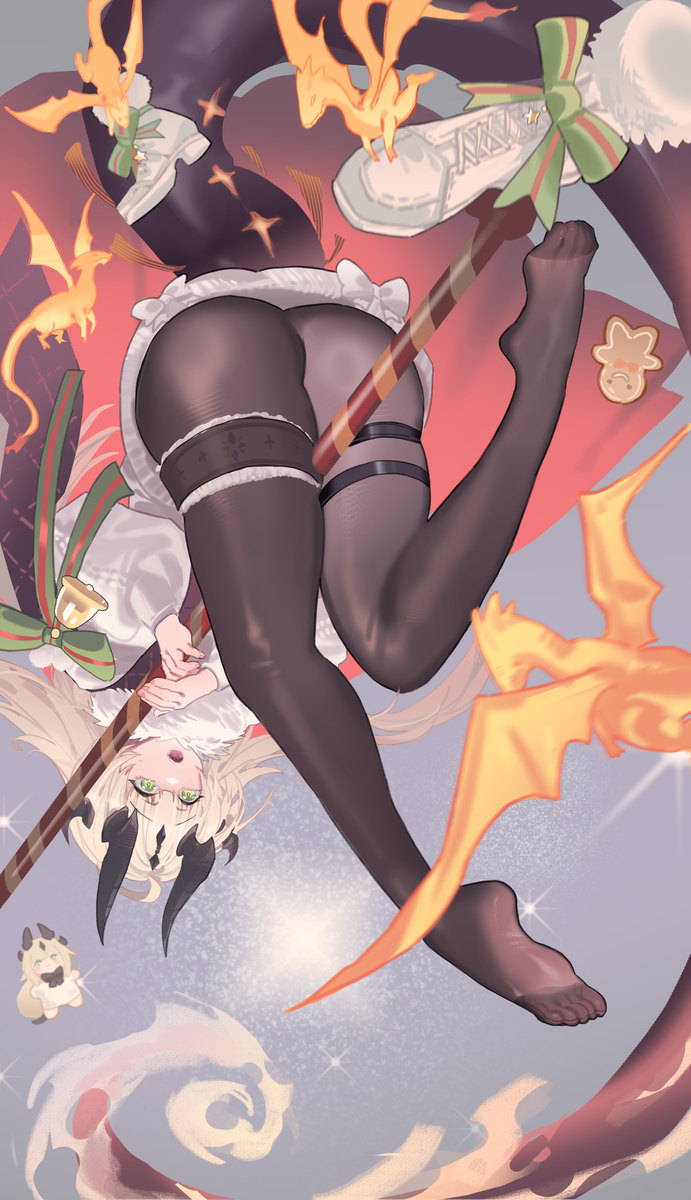 This is a pixiv picture whose title is 圣诞苇草.