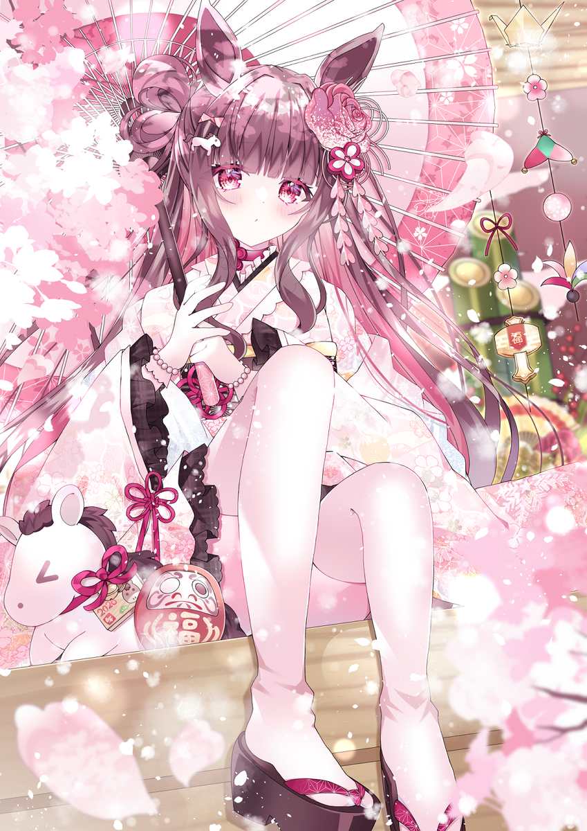 This is a pixiv picture whose title is 謹賀新年.