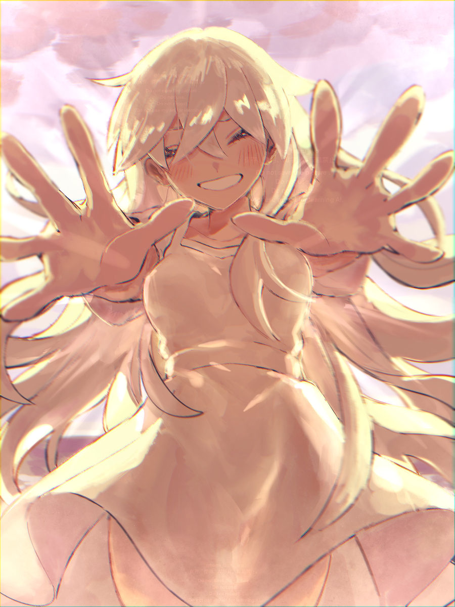 This is a pixiv picture whose title is 逆光.