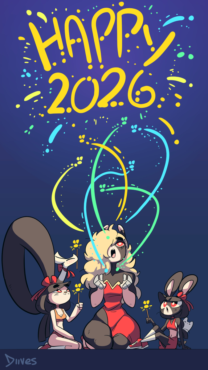 This is a pixiv picture whose title is Happy 2026.