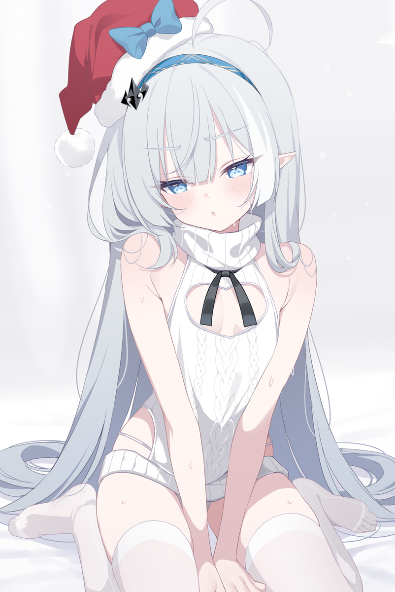 This is a pixiv picture whose title is Christmas Tyrant.