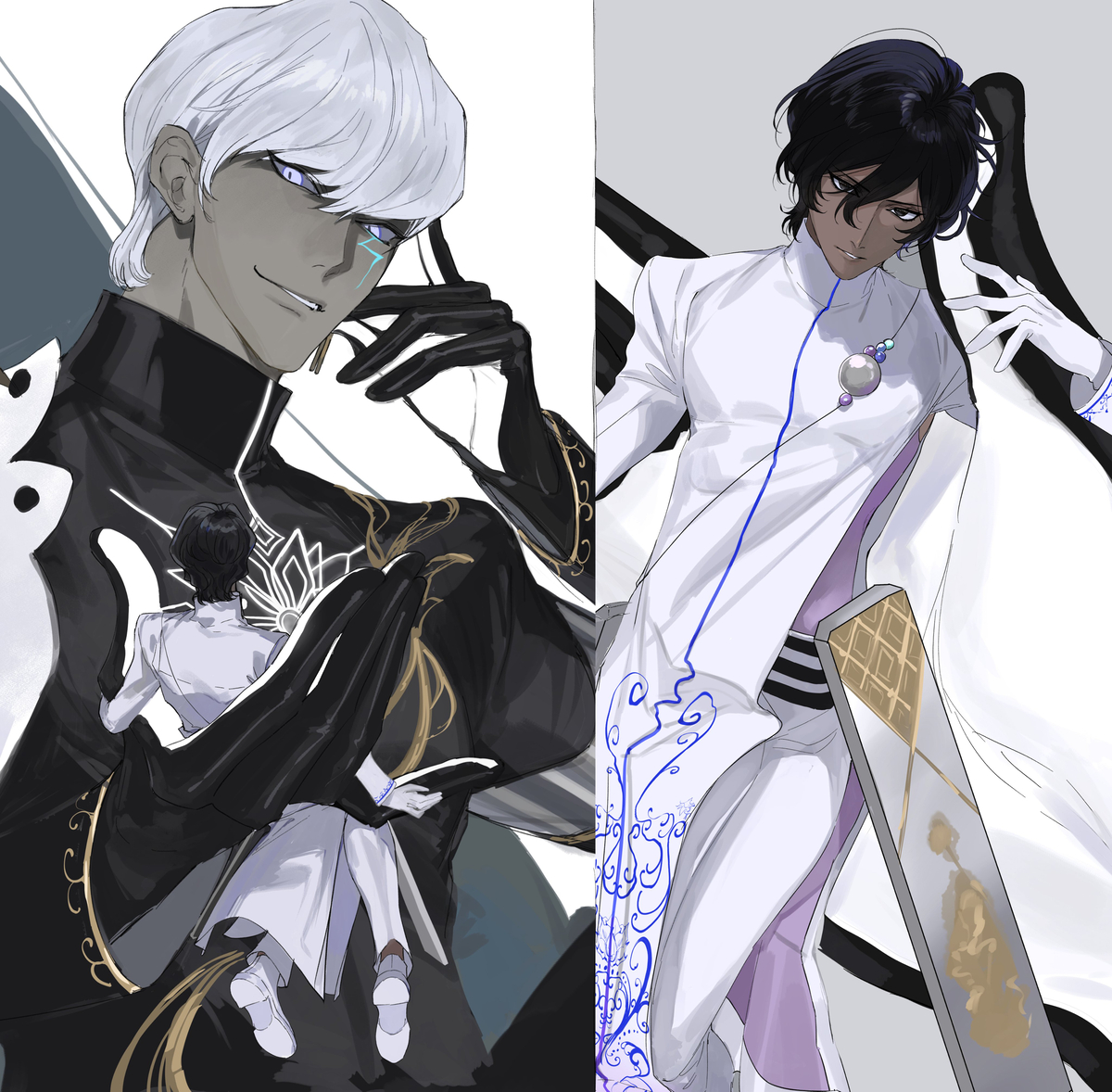 This is a pixiv picture whose title is 雷霆親子log.