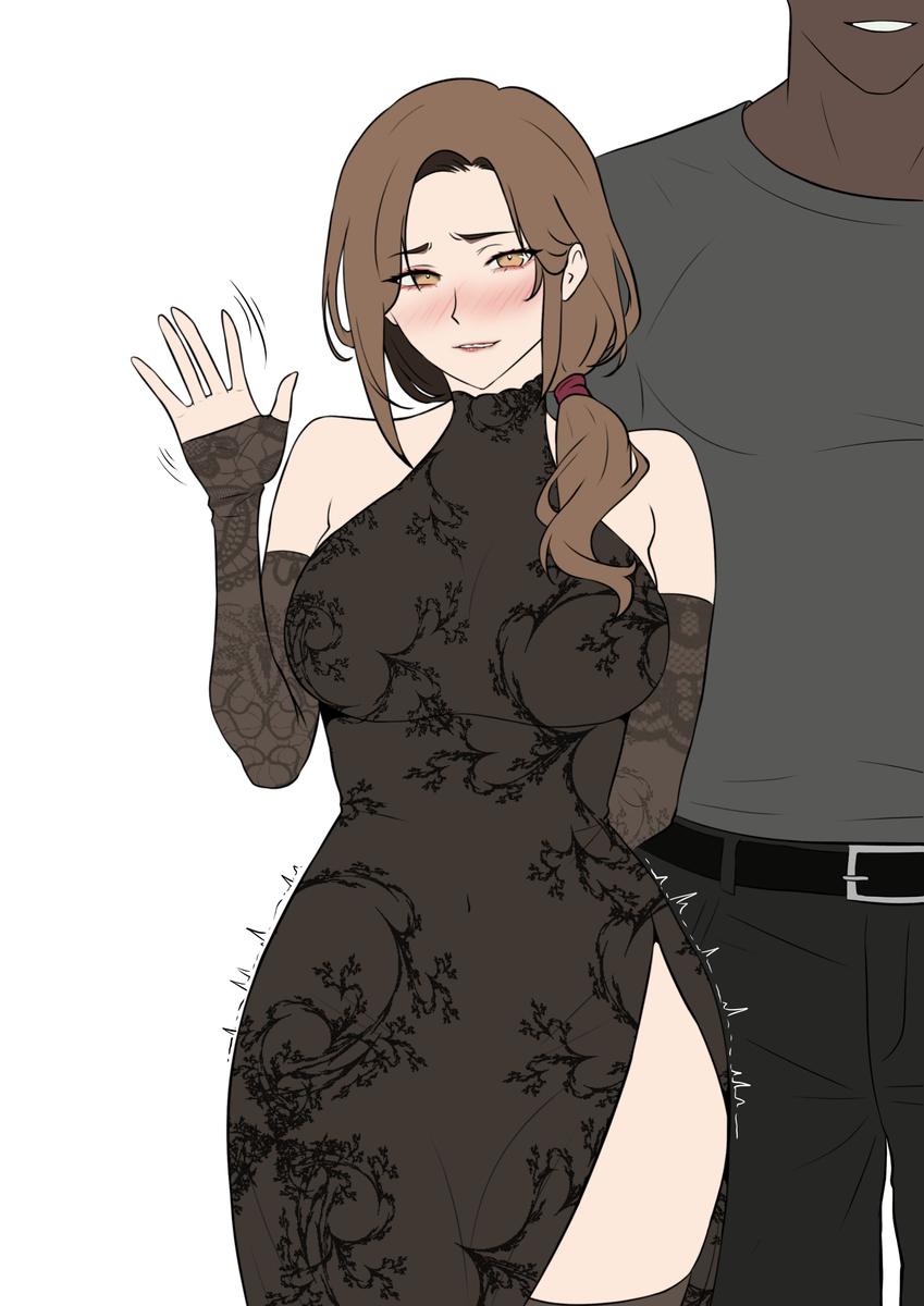 This is a pixiv picture whose title is 妈妈的朋友.