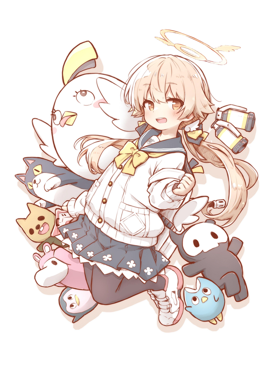 This is a pixiv picture whose title is ヒフミとモモフレンズ全員.